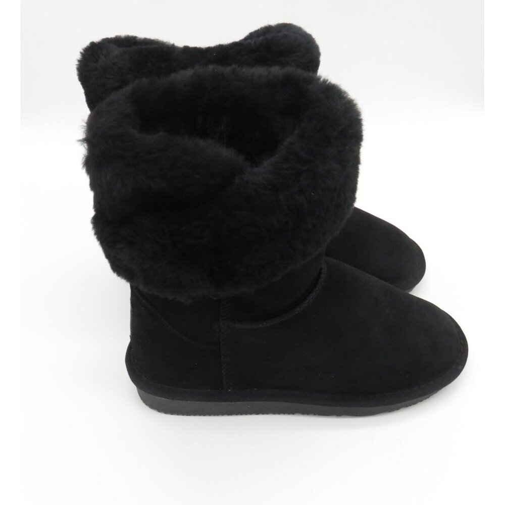 Gooce Women's Black Faux Fur Lined Winter Boots Size 5 NEW